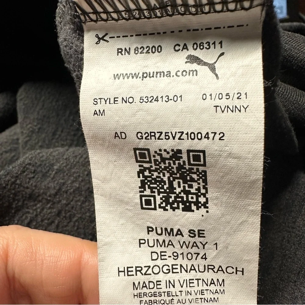 Puma Golf Men’s Cloud Spun T7 1/4 Zip Pullover Gray Small S